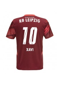 Fotbalové Dres RB Leipzig Xavi Simons #10 Venkovní Oblečení 2024-25 Krátký Rukáv